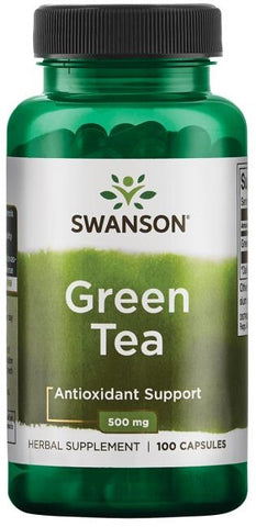 Swanson, Green Tea, 500mg - 100 caps