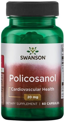 Swanson, Policosanol, 20mg - 60 caps
