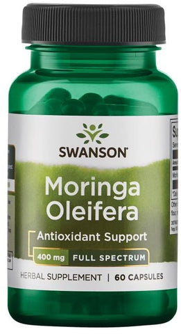 Swanson, Moringa Oleifera, 400mg - 60 caps
