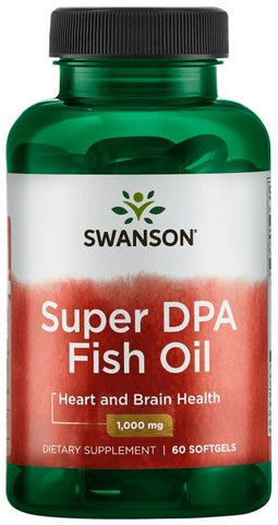 Swanson, Super DPA Fish Oil - 60 softgels