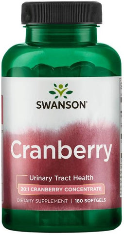 Swanson, Cranberry - 180 softgels