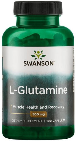 Swanson, L-Glutamine, 500mg - 100 caps