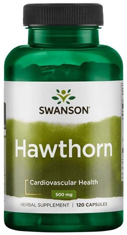 Swanson, Hawthorn Extract, 500mg - 120 caps