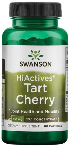 Swanson, HiActives Tart Cherry, 465mg - 60 caps
