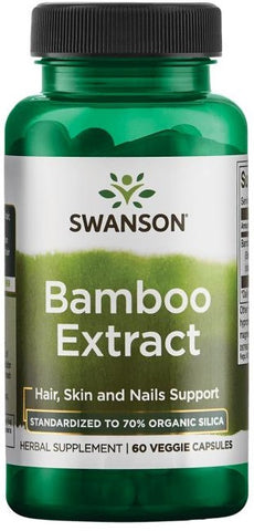 Swanson, Bamboo Extract - 60 vcaps