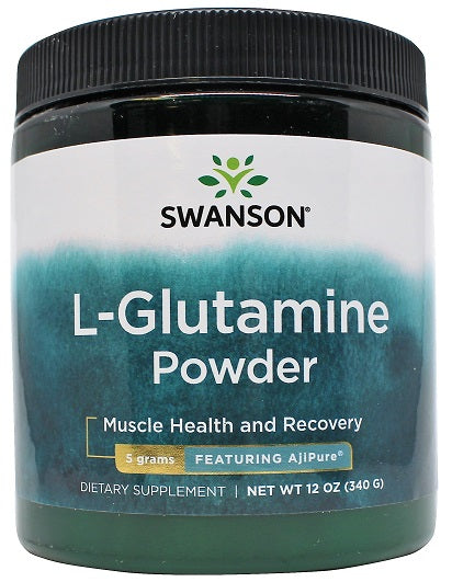 Swanson, AjiPure L-Glutamine Powder - 340g