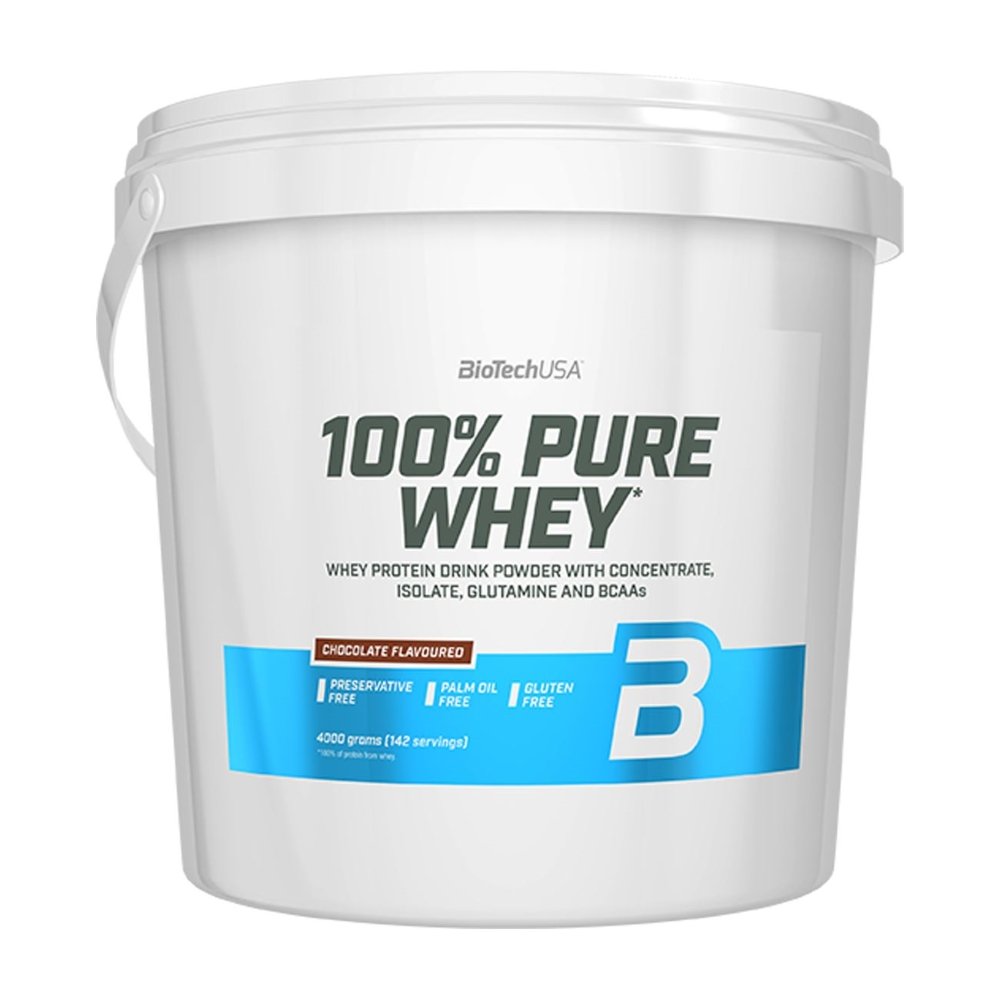 BioTechUSA, 100% Pure Whey, Bourbon Vanilla - 4000g