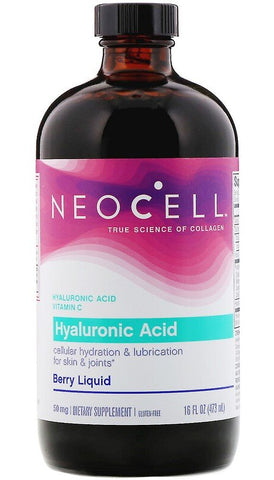 NeoCell, Hyaluronic Acid Liquid, Blueberry - 473 ml.