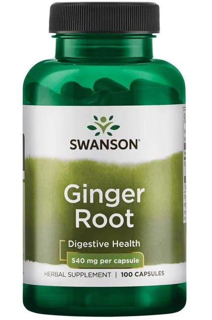 Swanson, Ginger Root, 540mg - 100 caps