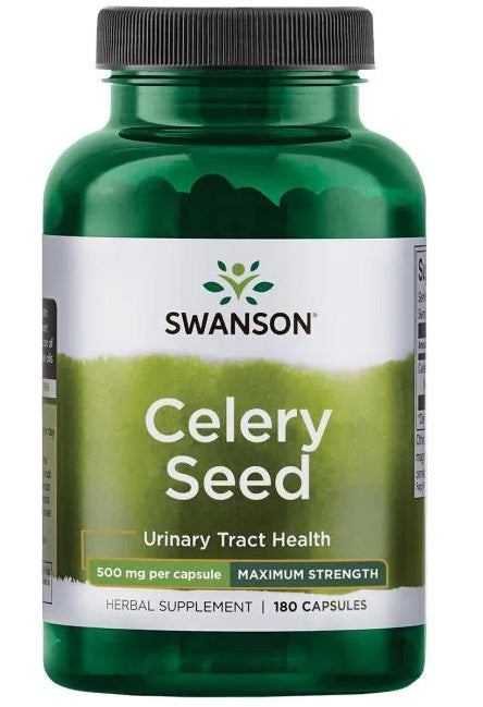 Swanson, Celery Seed, 500mg - 180 caps