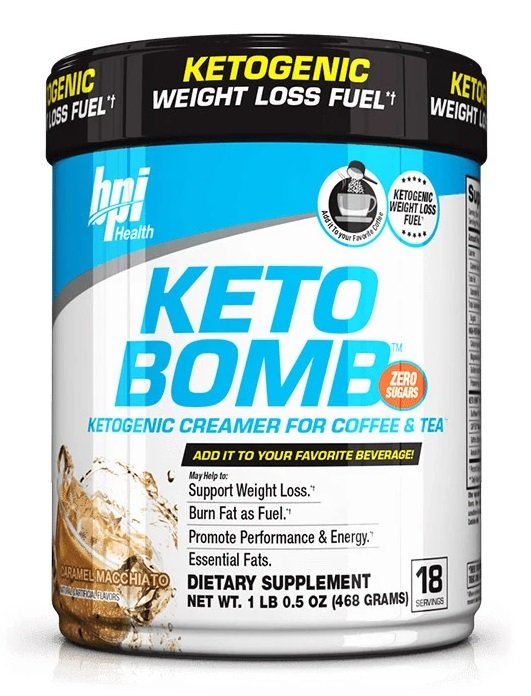 BPI Sports, Keto Bomb, Caramel Macchiato - 468g