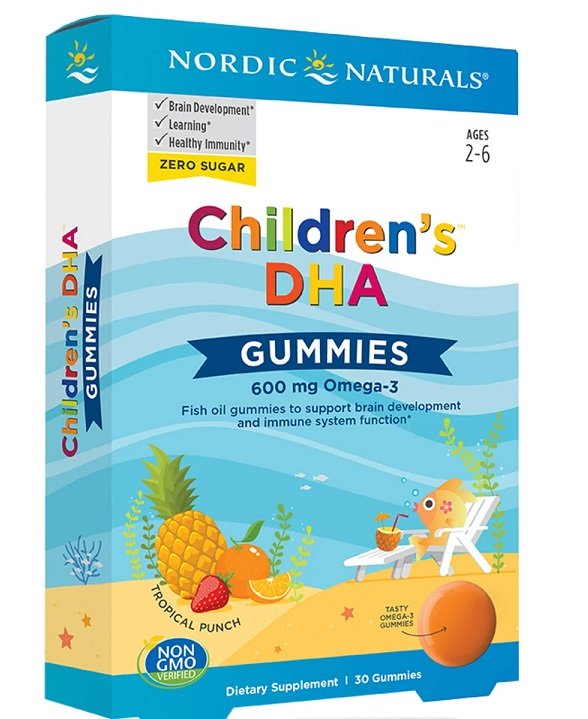Nordic Naturals, Children's DHA Gummies, 600mg - 30 gummies