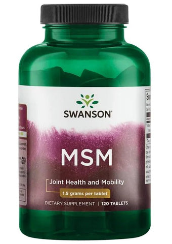 Swanson, MSM, 1500mg - 120 tablets