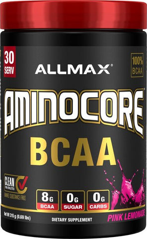 AllMax Nutrition, Aminocore BCAA, Pink Lemonade - 315g