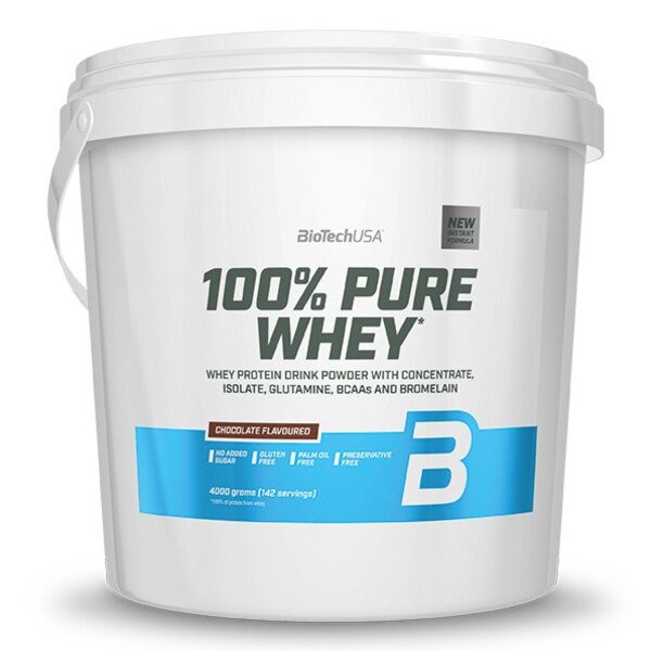 BioTechUSA, 100% Pure Whey, Hazelnut - 4000g