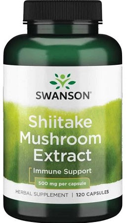 Swanson, Shiitake Mushroom Extract, 500mg - 120 caps