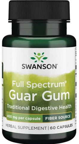 Swanson, Full Spectrum Guar Gum, 400mg - 60 caps