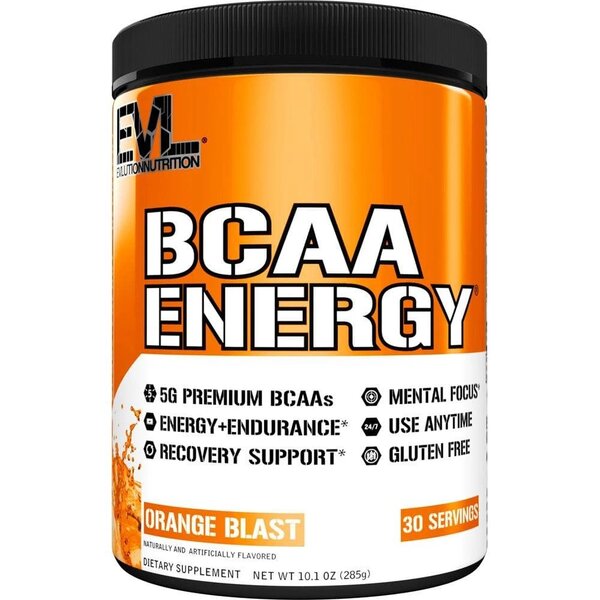 EVLution Nutrition, BCAA Energy, Orange - 285g