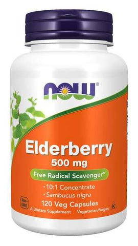 NOW Foods, Elderberry, 500mg - 120 vcaps