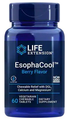 Life Extension, EsophaCool, Berry (EAN 737870203360) - 60 vegetarian chewable tabs