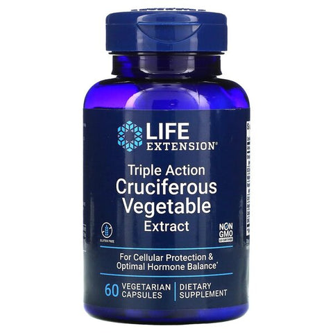 Life Extension, Triple Action Cruciferous Vegetable Extract - 60 vcaps