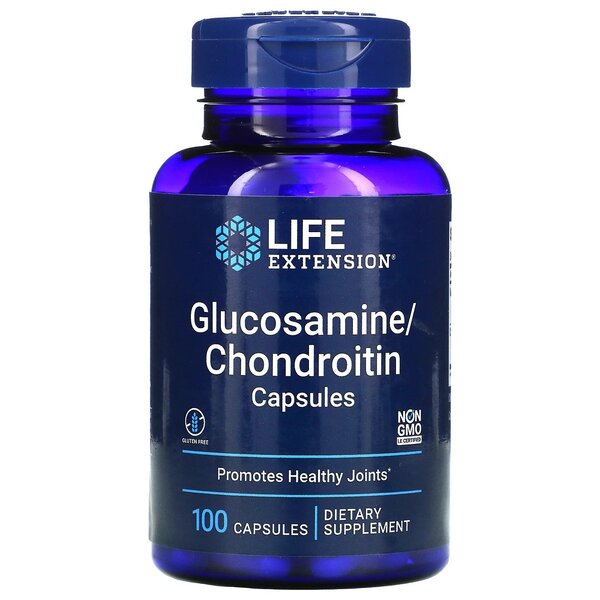 Life Extension, Glucosamine/Chondroitin Capsules - 100 caps