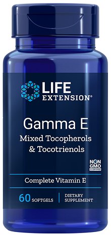 Life Extension, Gamma E Mixed Tocopherols & Tocotrienols - 60 softgels