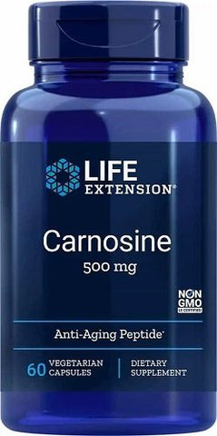 Life Extension, Carnosine, 500mg - 60 vcaps