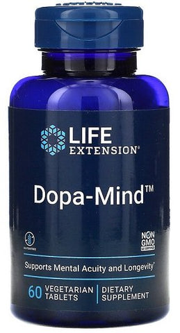 Life Extension, Dopa-Mind - 60 vegetarian tabs