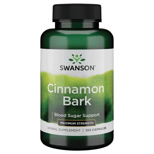 Swanson, Cinnamon Bark, Maximum Strength - 120 caps