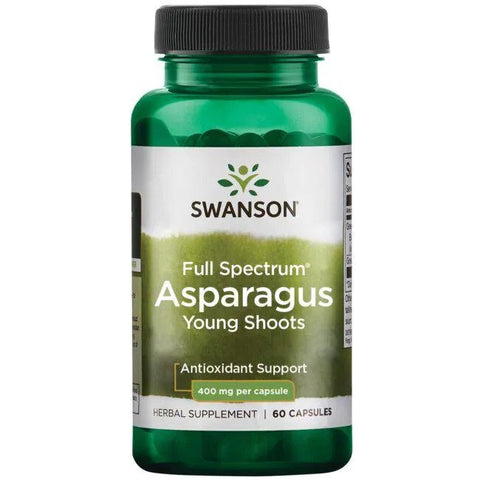 Swanson, Full Spectrum Asparagus Young Shoots, 400mg - 60 caps
