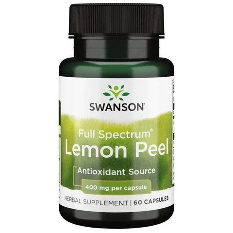 Swanson, Full Spectrum Lemon Peel, 400mg - 60 caps