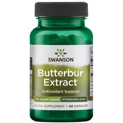 Swanson, Butterbur Extract, 75mg - 60 caps