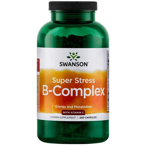 Swanson, Super Stress B-Complex with Vitamin C - 240 caps