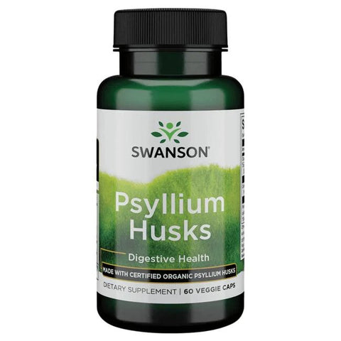 Swanson, Psyllium Husks, 625mg - 60 vcaps