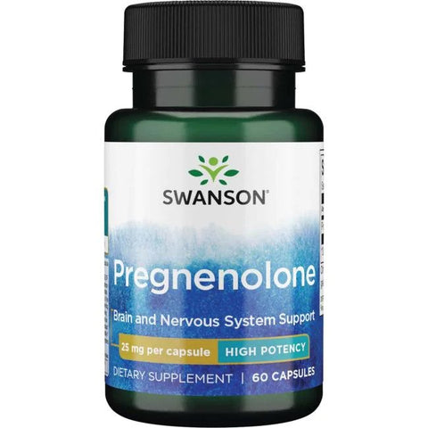 Swanson, Pregnenolone, 25mg - 60 caps