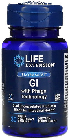 Life Extension, Florassist GI with Phage Technology - 30 liquid vcaps