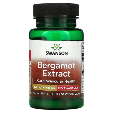 Swanson, Bergamot Extract, 500mg - 30 vcaps