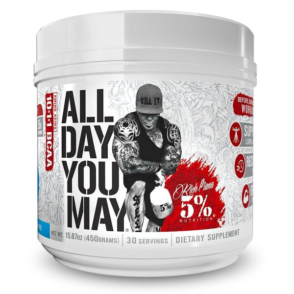 5% Nutrition, AllDayYouMay - Legendary Series, Blueberry Lemonade - 450g