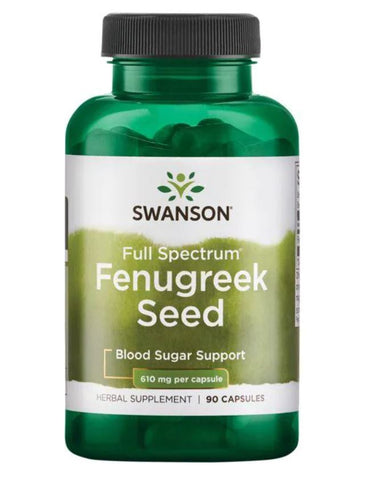 Swanson, Fenugreek Seed, 610mg - 90 caps
