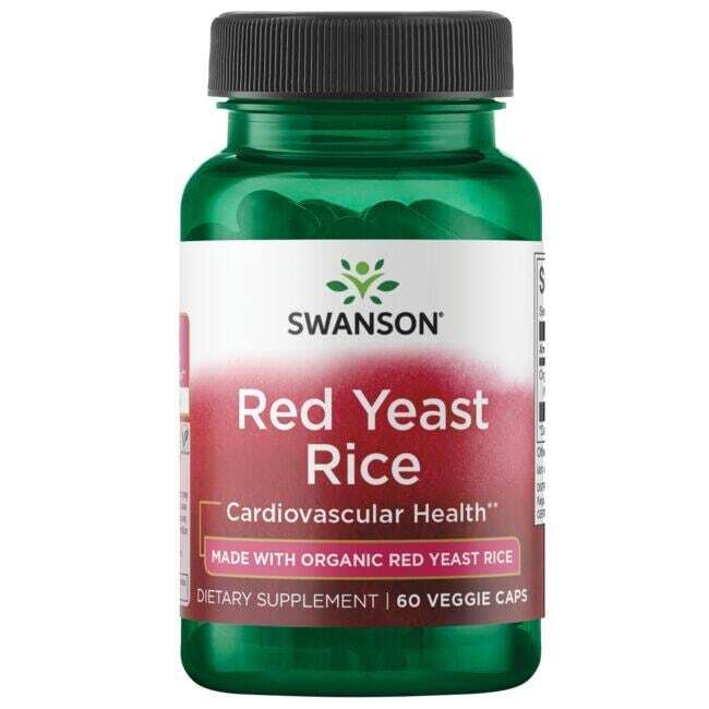 Swanson, Red Yeast Rice, 600mg - 60 vcaps