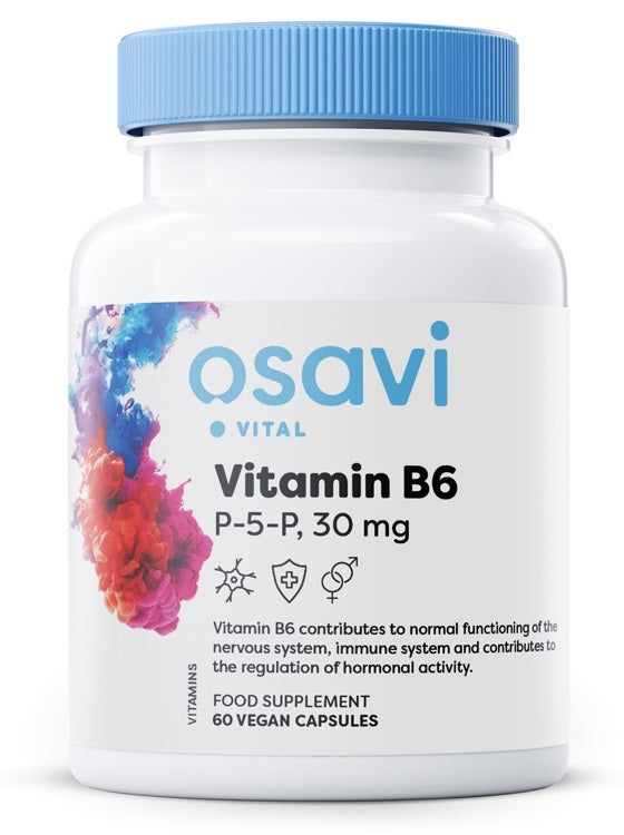 Osavi, Vitamin B6 - P-5-P, 30mg - 60 vegan caps