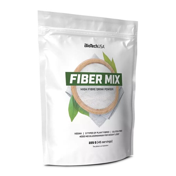 BioTechUSA, Fiber Mix, Unflavored - 225g