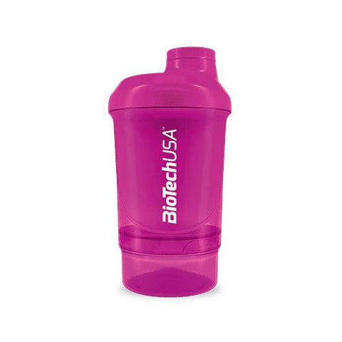 BioTechUSA Accessories, Wave+ Shaker, Magenta - 300 ml. (+ 150 ml.)