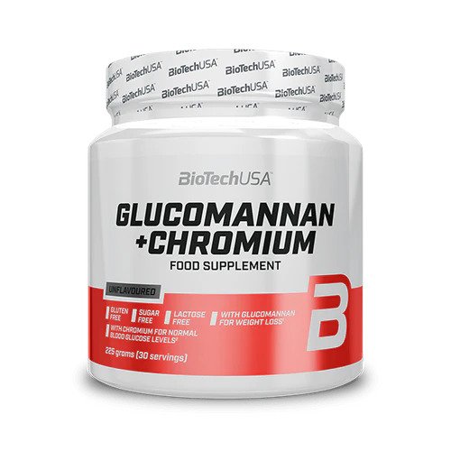 BioTechUSA, Glucomannan + Chromium - 225g