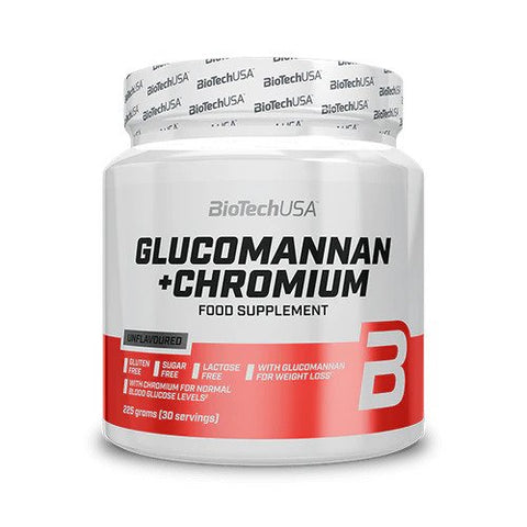 BioTechUSA, Glucomannan + Chromium - 225g
