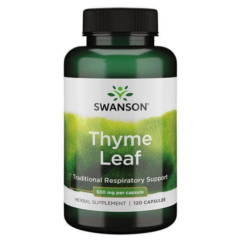 Swanson, Thyme Leaf, 500mg - 120 caps