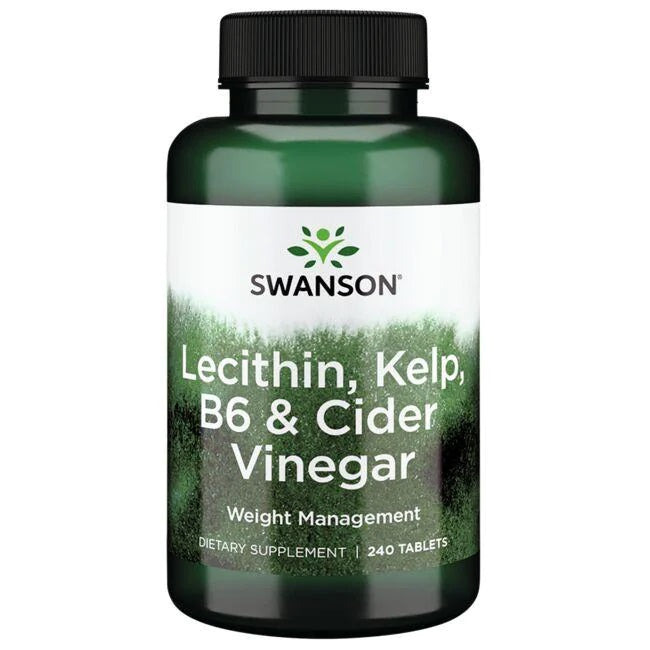 Swanson, Lecithin, Kelp, B6 & Cider Vinegar - 240 tablets