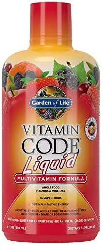 Garden of Life, Vitamin Code Liquid Multivitamin, Fruit Punch - 900 ml.