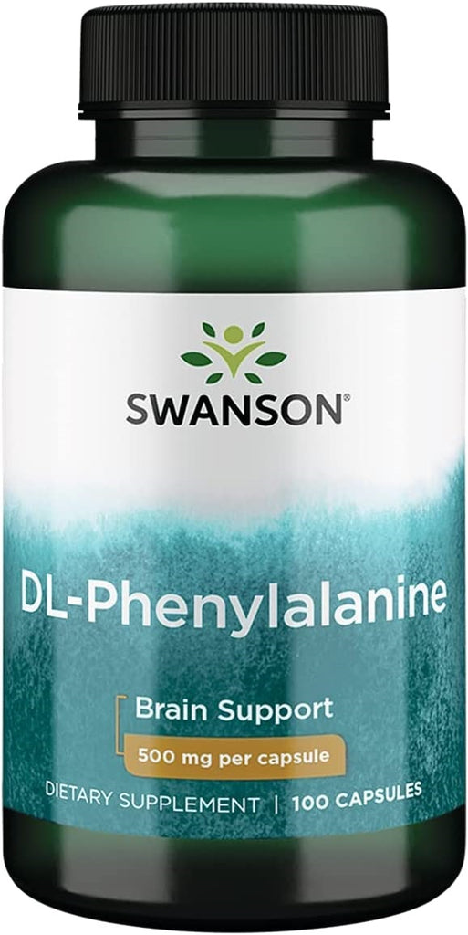 Swanson, DL-Phenylalanine, 500mg - 100 caps